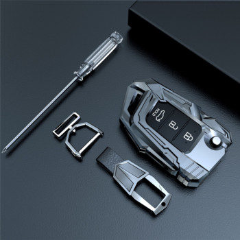 Alloy Car Key Fob Cover Case Držač за Hyundai Sonata Creta Ix25 Ix35 Ix45 I10 I20 I30 I40 Tucson Elantra Santa Fe Аксесоари