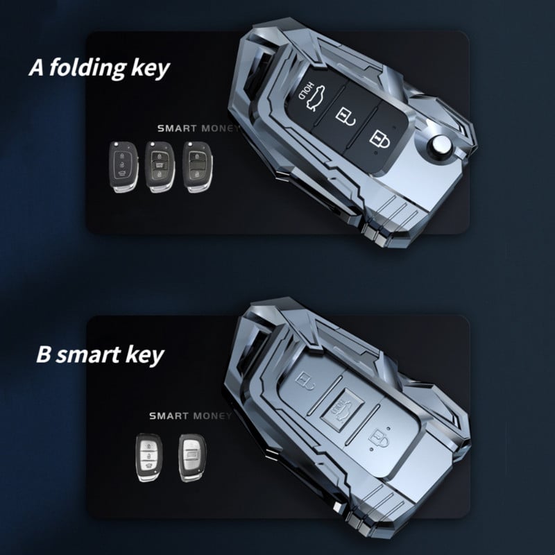 Ötvözött autós kulcstartó burkolattartó toktartó Hyundai Sonata Creta Ix25 Ix35 Ix45 I10 I20 I30 I40 Tucson Elantra Santa Fe tartozékokhoz