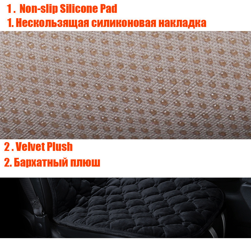 Új 12V fűtött fekete plüss autós üléshuzat párna téli fűtés melegítő szabályozó hőmérséklet elektromos fűtő ülés párna