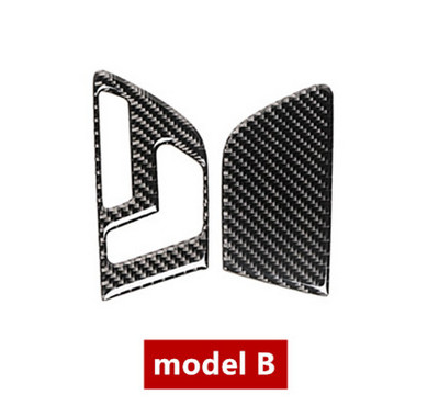 Gumbi za vrata automobila od ugljičnih vlakana Presvlaka ploče za podešavanje sjedala 2 komada za Mercedes Benz GLA X156 CLA C117 AB klasa 2011-2018