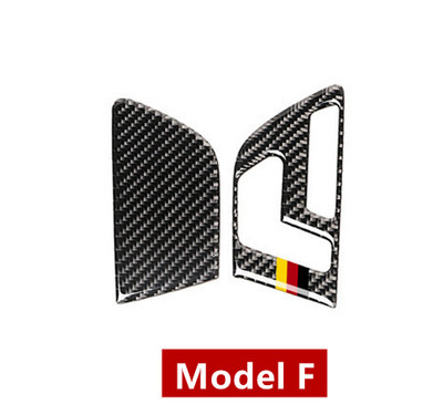 Gumbi za vrata automobila od ugljičnih vlakana Presvlaka ploče za podešavanje sjedala 2 komada za Mercedes Benz GLA X156 CLA C117 AB klasa 2011-2018