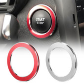 Autóstílus matrica Renault Koleos Kadjar Captur Megane 2 3 Fluenec Latitude automatikus motorindító leállító gomb gyűrű fedelekhez