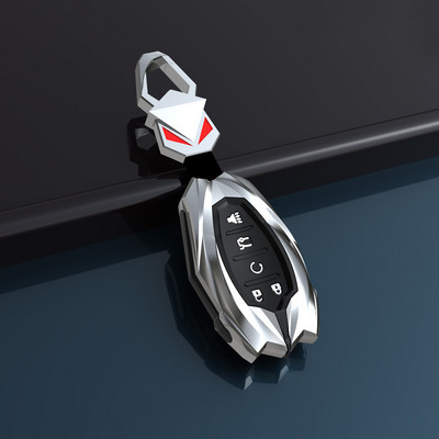 Könnyűfém autós kulcstartó fedél toktartó ház Chevrolet Chevy Camaro Cruze Malibu Sonic Volt Tracker szikracsavar Trax tartozékokhoz