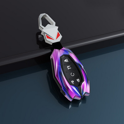 Könnyűfém autós kulcstartó fedél toktartó ház Chevrolet Chevy Camaro Cruze Malibu Sonic Volt Tracker szikracsavar Trax tartozékokhoz