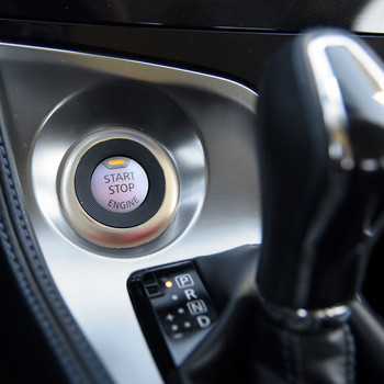 Бутон за запалване на ключ за кола, бутон за спиране, пръстен, стикер за Nissan Qashqai J11 Juke Lafesta Murano X-Trail