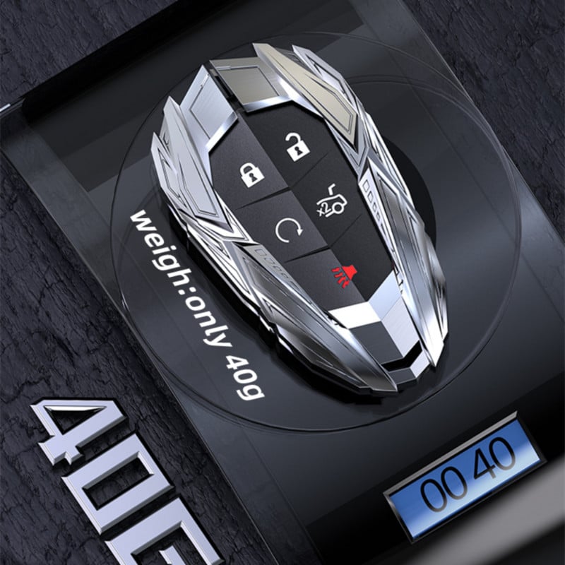 Könnyűfém autós kulcstartó toktartó Cadillac ATS-L XTS XT5 CTS CT4 CT5 CT6 C8 Corvette ATS 28T SRX Escalade 2015 tartozékokhoz