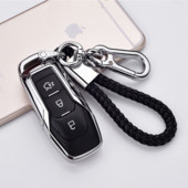 TPU maska za ključeve automobila, torba, zaštita, školjka, držač kože za Ford Fusion Mondeo Mustang F-150 Explorer Edge 2015 2016 2017 2018