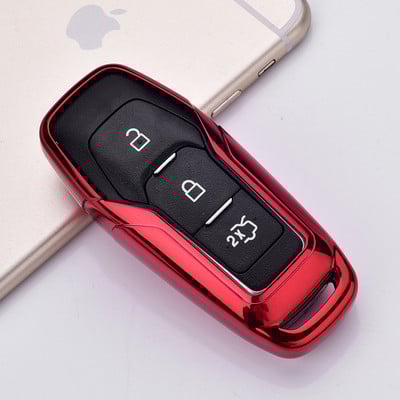 TPU maska za ključeve automobila, torba, zaštita, školjka, držač kože za Ford Fusion Mondeo Mustang F-150 Explorer Edge 2015 2016 2017 2018