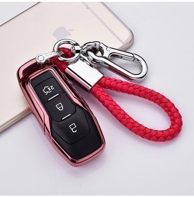 TPU maska za ključeve automobila, torba, zaštita, školjka, držač kože za Ford Fusion Mondeo Mustang F-150 Explorer Edge 2015 2016 2017 2018