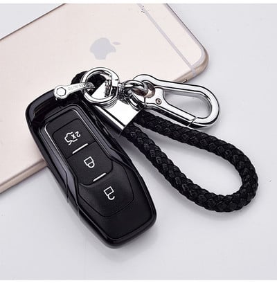 TPU maska za ključeve automobila, torba, zaštita, školjka, držač kože za Ford Fusion Mondeo Mustang F-150 Explorer Edge 2015 2016 2017 2018