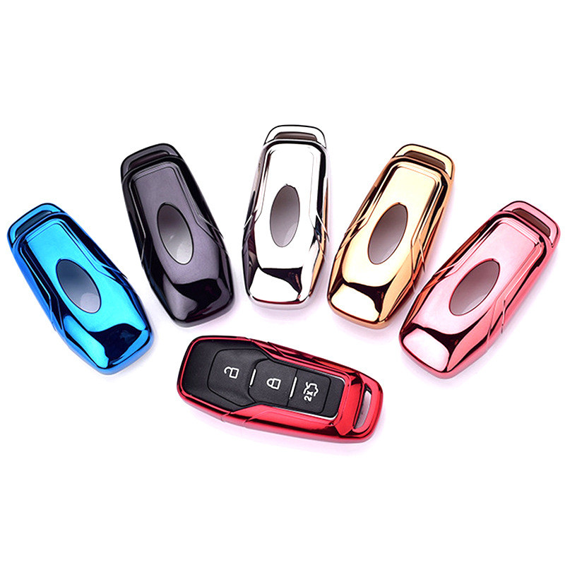 TPU maska za ključeve automobila, torba, zaštita, školjka, držač kože za Ford Fusion Mondeo Mustang F-150 Explorer Edge 2015 2016 2017 2018