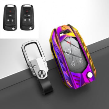 Alloy Car Remote Key Fob Cover Case Holder for Chevrolet Equinox Volt Cruze Impala Camaro Garna Yakista AVEO Impala Аксесоари