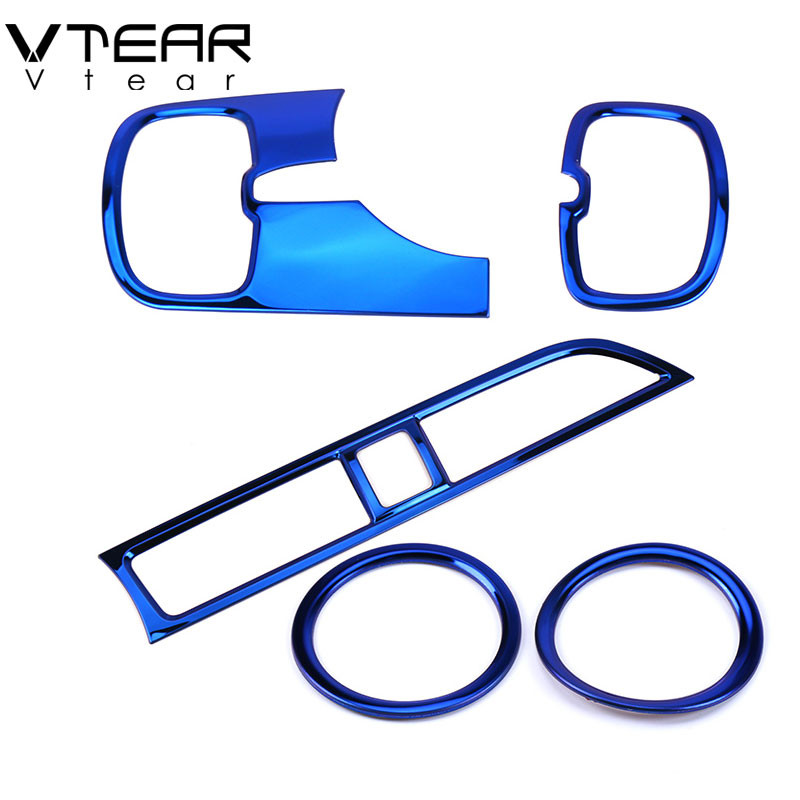 Vtear за Kia Rio 4 x line Аксесоари Кръг на капака на отвора за въздух x-line Интериорни корнизи Оформление на автомобила Декорация на хромирана тапицерия 2019