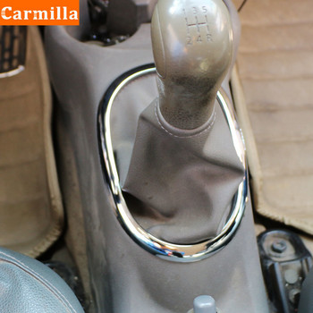 Облицовка на панела на скоростите Carmilla за Nissan Versa Latio Almera Sunny 2011 - 2017 ABS Chrome Стикер на капака на панела на копчето за превключване на предавките