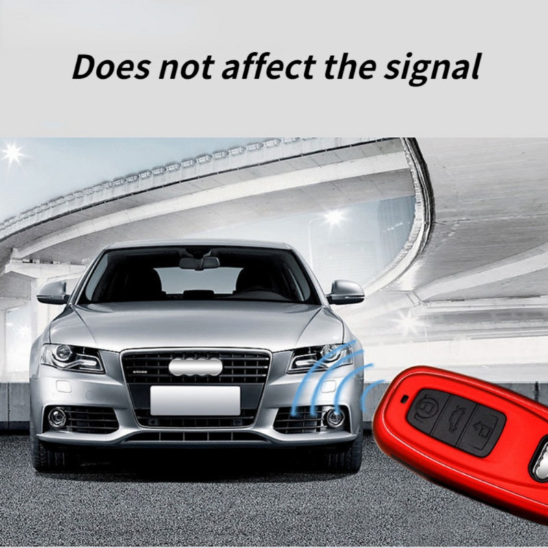 ABS-auto kaugjuhtimispuldi võtmehoidja katte korpuse hoidik Audi A3 8L 8P A4 B6 B7 B8 C6 4F RS3 Q3 Q7 TT 8L 8V S3 C5 C6 võtmehoidja tarvikud