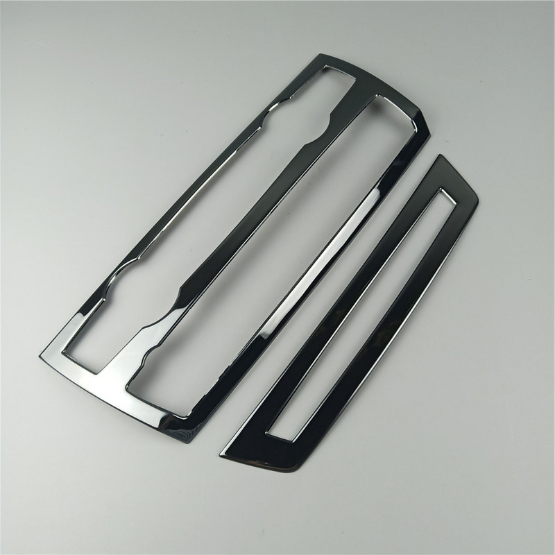 Черна централна конзола Обем на климатика CD рамка Декорация на капака за BMW X5 E70 X6 E71 2008-2014 неръждаема стомана