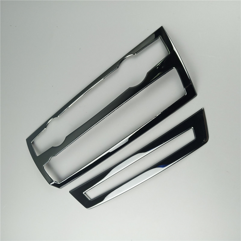 Черна централна конзола Обем на климатика CD рамка Декорация на капака за BMW X5 E70 X6 E71 2008-2014 неръждаема стомана