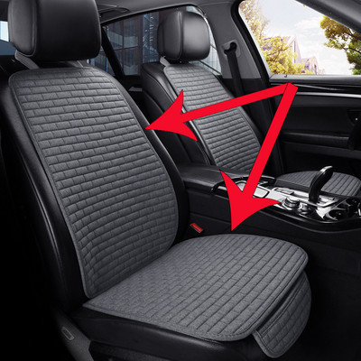 Luamaty luksusauto istme kate eesmine tagumine seljatugi linane istmekaitse padi auto istmepadi kaitse padi autokatte matt