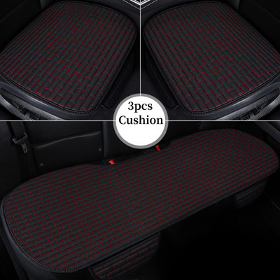 Luamaty luksusauto istme kate eesmine tagumine seljatugi linane istmekaitse padi auto istmepadi kaitse padi autokatte matt