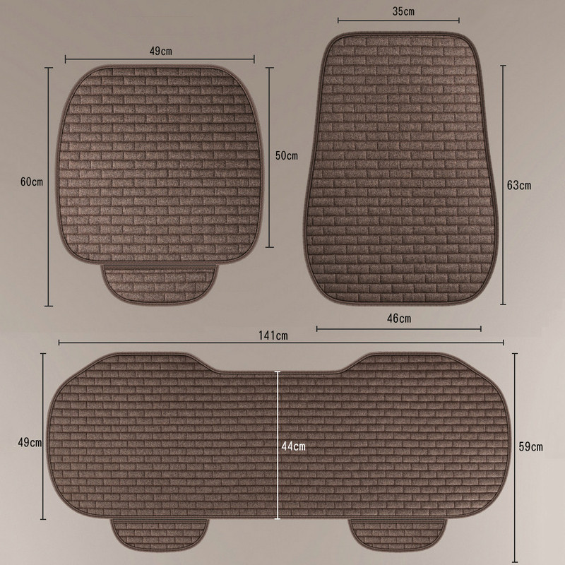 Luamaty luksusauto istme kate eesmine tagumine seljatugi linane istmekaitse padi auto istmepadi kaitse padi autokatte matt