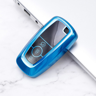 Automobilių raktų pakabukai Fob dangtelio dėklo laikiklio korpusas, skirtas Ford Fusion Mondeo Mustang Explorer Edge EcoSport, skirtas Lincoln Mondeo MKC MKZ MKX