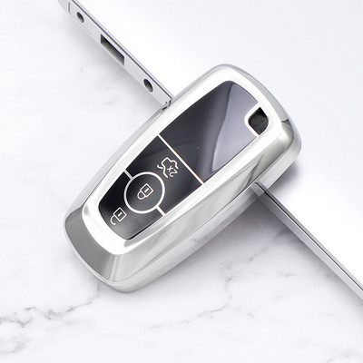 Automobilių raktų pakabukai Fob dangtelio dėklo laikiklio korpusas, skirtas Ford Fusion Mondeo Mustang Explorer Edge EcoSport, skirtas Lincoln Mondeo MKC MKZ MKX