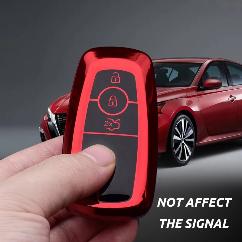 Automobilių raktų pakabukai Fob dangtelio dėklo laikiklio korpusas, skirtas Ford Fusion Mondeo Mustang Explorer Edge EcoSport, skirtas Lincoln Mondeo MKC MKZ MKX