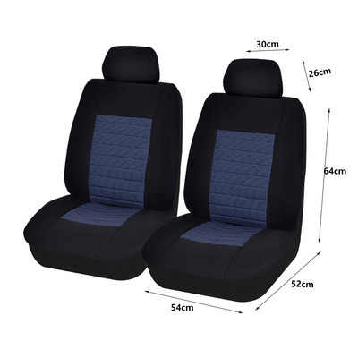 AUTO PLUS autósülés-huzatok légzsák-kompatibilis 2022 ÚJ Design, univerzális méretű, a legtöbb kisteherautó mikrobusz különálló jacquard autósüléséhez