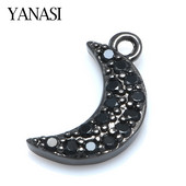 Moon Charms medálok Kiegészítők karkötőhöz Fülbevalók Ékszerek Csillagok Moon Round Charms Ékszer leletek nagykereskedés