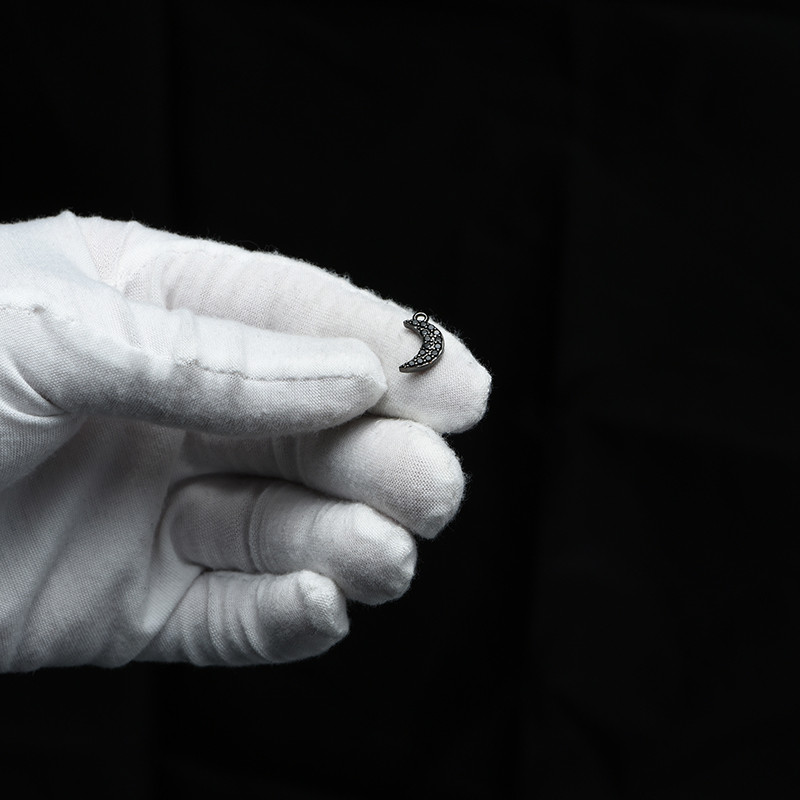Moon Charms medálok Kiegészítők karkötőhöz Fülbevalók Ékszerek Csillagok Moon Round Charms Ékszer leletek nagykereskedés