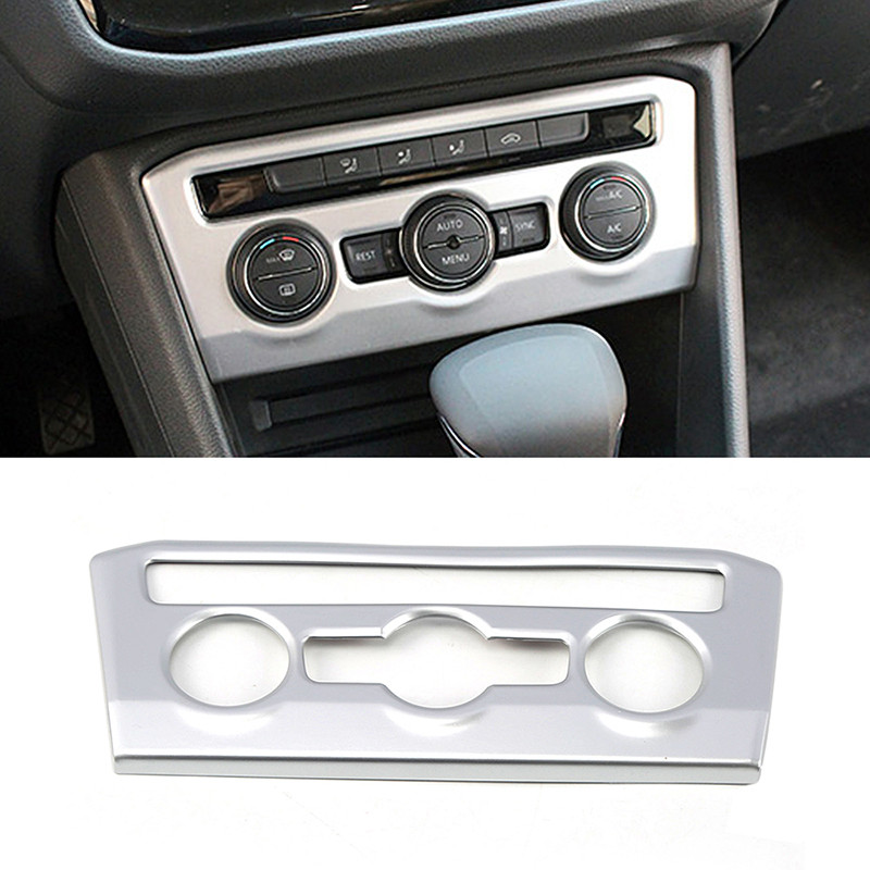 szénszálas Car Center Control klíma kapcsoló gombkeret Volkswagen Tiguan Vw 2017 2018 2019 2020 2021 2022 burkolatokhoz