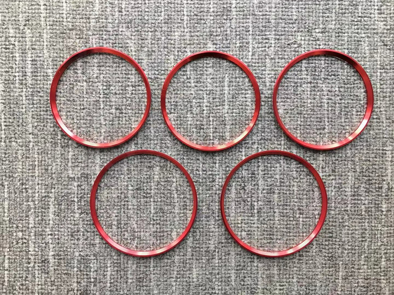 Διακοσμητικό δαχτυλίδι εξόδου εξαερισμού κλιματιστικού 5 τμχ για Mercedes Benz W176 W246 C117 X156 AMG Auto Car Chromium Styling