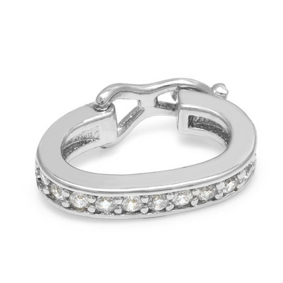18K arany Kiegészítők Csatok ékszerekhez karkötő Cubic cirkon kapcsok horgok barkácsolás női ékszer leletek készítése