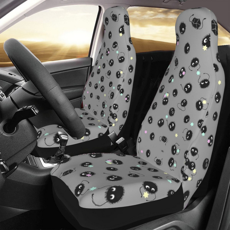 Totoro Soot Sprites Gyerek autósülés huzatok Univerzálisan alkalmas teherautó SUV Hayao Studio Ghibli Bucket Seats Védőhuzatok