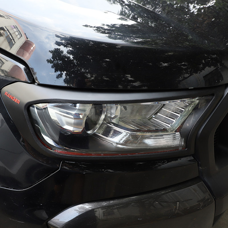 Skirta Ford Ranger Wildtrak T6 T7 T8 2012-22 Auto Styling ABS Matinė juoda Automobilio kėbulo puošyba Dangčio formavimas Lipdukas Automobilių priedai