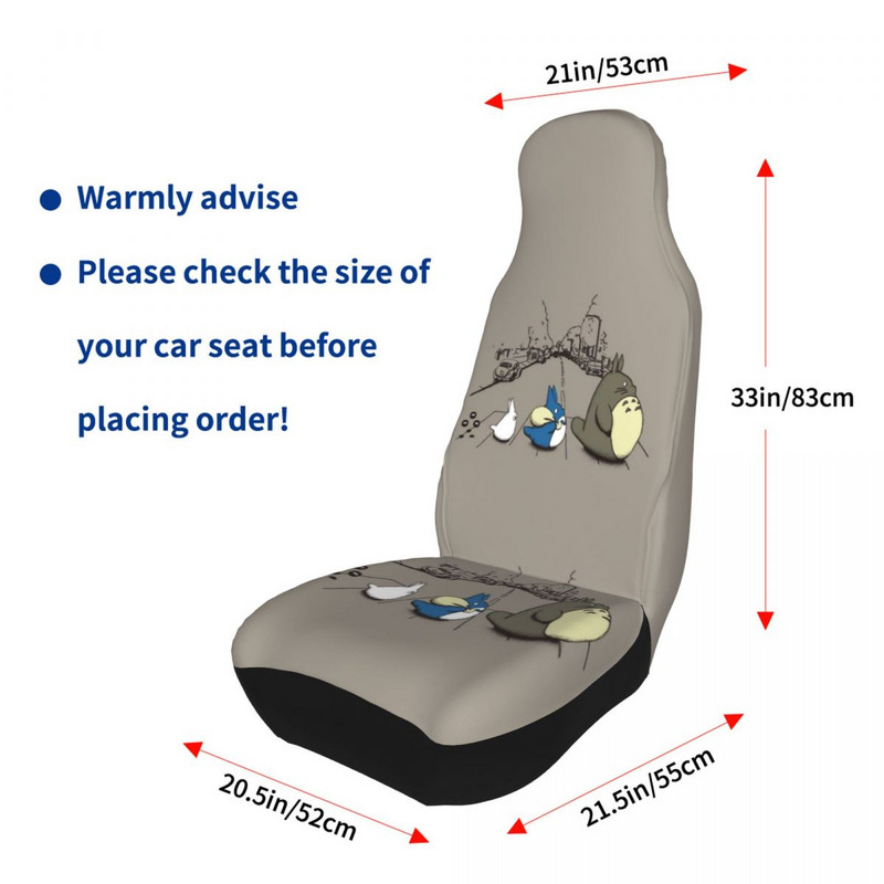 Studio Ghibli Anime My Neighbor Totoro Presvlake za autosjedalice Univerzalne za automobile SUV Van Hayao Miyazaki Zaštitne navlake za sjedala
