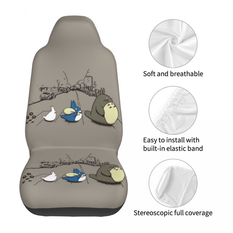 Studio Ghibli Anime My Neighbor Totoro Presvlake za autosjedalice Univerzalne za automobile SUV Van Hayao Miyazaki Zaštitne navlake za sjedala