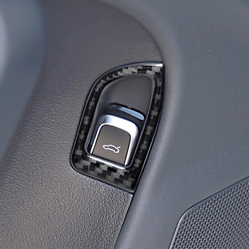 Audi A4 B8-hoz 2009-2016 autóformázó csomagtartó kapcsoló gombkeret borító matrica dekoráció autóbelső kiegészítők