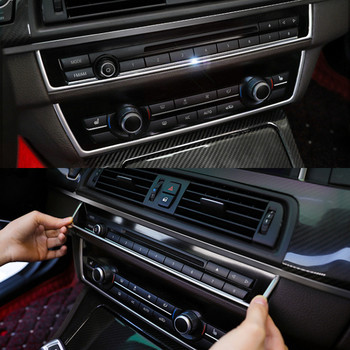 Автомобилен централен контролен изход на въздуха CD панел Декоративна облицовка Ярки стикери за BMW 10-16 Модели 5 Серия F10 F11 520li 525li 528li