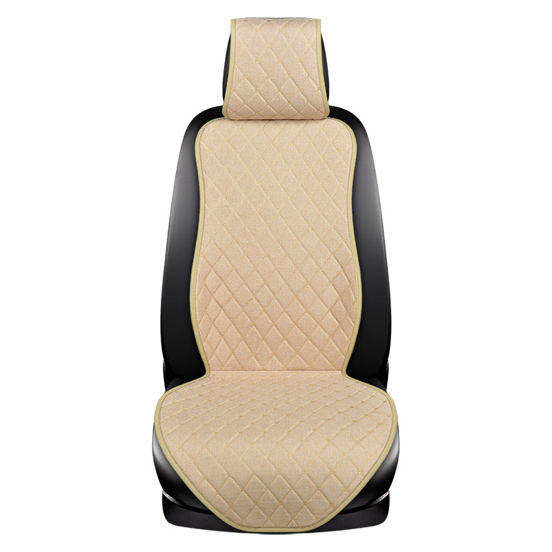 Husă pentru scaun auto din in Accesorii pentru mașină Spatar Tetiera Scaun din față Spate Talie Pernă lavabilă Covorașă Auto Four Seasons