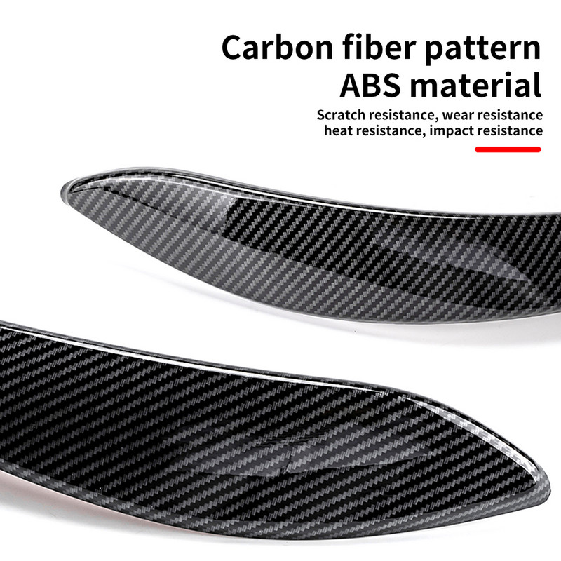 Unutarnja ploča panela za povlačenje Poklopac unutarnje ručke automobila Karbonska vlakna lijevo desno za BMW serije 3 4 F30 F80 F31 F32 F33 F34 F35 F36