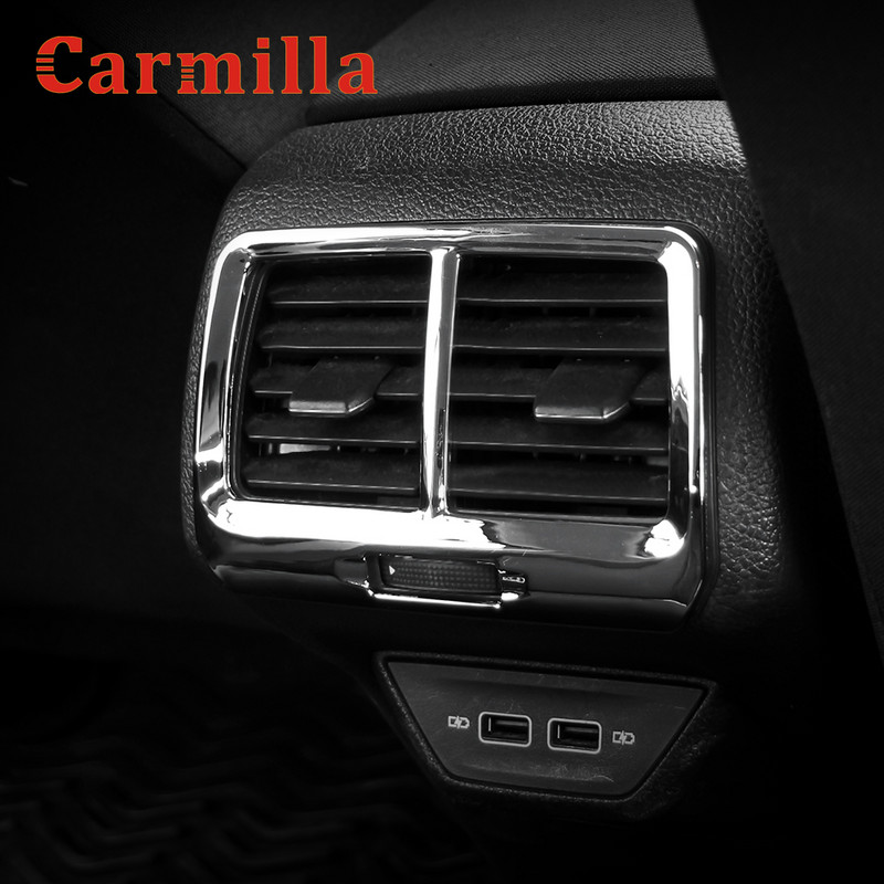 Automobilio galinio oro kondicionavimo ventiliacijos angos dangtelio apdailos lipdukai, skirti Volkswagen VW Golf 7 GTI MK7 7.5 MK7.5 2013 - 2019 Car-Styling