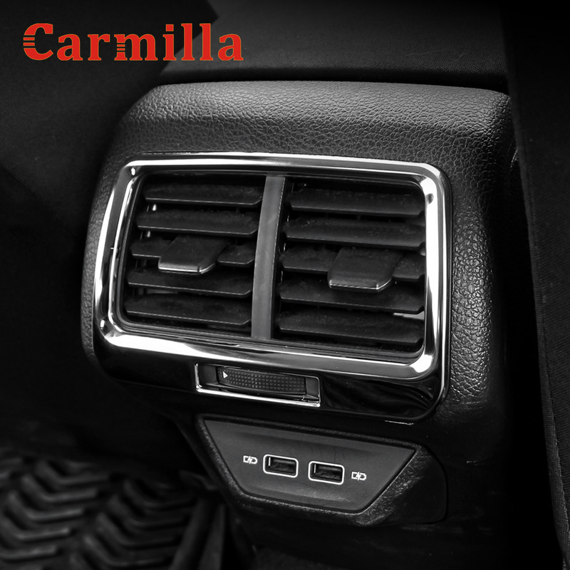 Automobilio galinio oro kondicionavimo ventiliacijos angos dangtelio apdailos lipdukai, skirti Volkswagen VW Golf 7 GTI MK7 7.5 MK7.5 2013 - 2019 Car-Styling