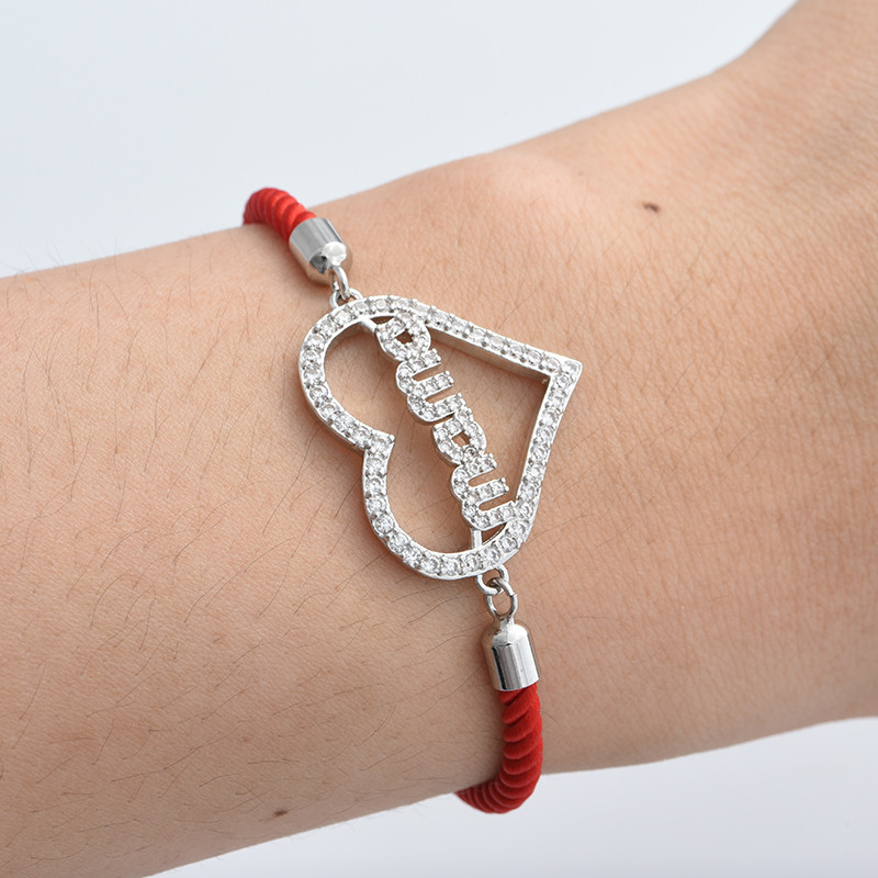 Šareni cirkon Srce mama Konektor privjesci DIY RUČNO IZRAĐENI nakit Narukvica Ogrlica Ručno izrađeni poklon za Majčin dan