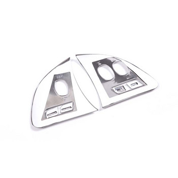 За Jaguar XF 2012-2015 автомобилен стайлинг от неръждаема стомана, сребърен автомобилен волан, бутон, стикер, аксесоари за интериора на автомобила