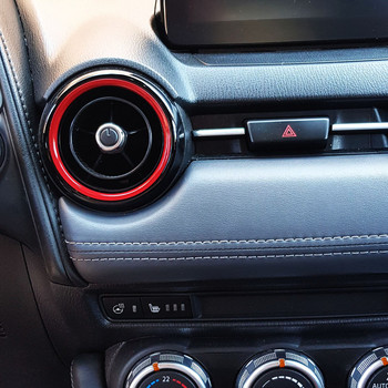 Κλιματιστικό αυτοκινήτου Δαχτυλίδι εξόδου εξαερισμού AC για Mazda MX-5 MX5 mazda 2 CX-3 CX3 RF ND Αξεσουάρ αυτοκινήτου
