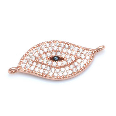 Conectori de ochi malefici Charmuri pentru accesorii Accesorii pentru realizarea de bijuterii Aur, argint, aur roz, brăţară, descoperiri de bijuterii DIY