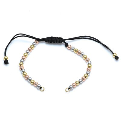 Kézzel készített Black Evil Eye Turkish Evil Eye Charms Connector ékszer készítés arany fekete CZ sárgaréz karkötő nyaklánc