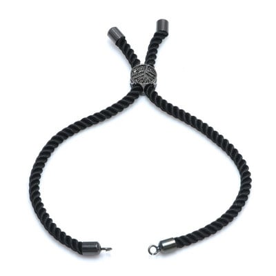 Kézzel készített Black Evil Eye Turkish Evil Eye Charms Connector ékszer készítés arany fekete CZ sárgaréz karkötő nyaklánc