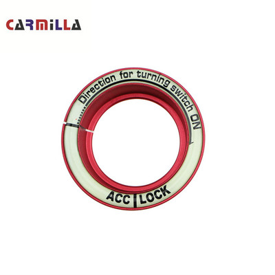 Оформление на автомобил Светещо запалване Ключалка пръстен Декорация Капак за Ford Focus 2 3 4 2005-2017 за Focus ST RS Аксесоари за Еверест